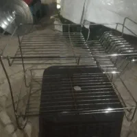 سبد ۲ طبقه استیل|آب‌چکان و نظم‌دهنده ظروف|کرمان, |دیوار