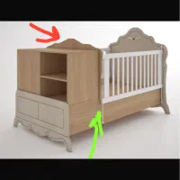 سرویس خواب برند ژیک تخت دومنظوره نوزاد و نوجوان