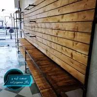 آینه فریم چوبی رگه برجسته|آینه|ارومیه, |دیوار