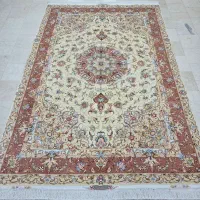 فرش دستباف ابریشم تبریز ۶متری ۳متری دایره