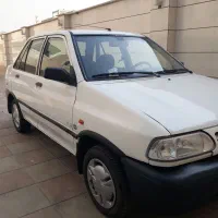 پراید ۸۸ دوگانه‌ CNG کارخانه بی رنگ شاسی ها پلمپ