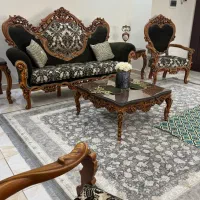 مبل استیل کلاسیک 9 نفره|مبلمان خانگی و میز عسلی|تهران, کوی بیمه|دیوار