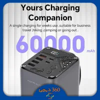 پاوربانک کانفلون ظرفیت 60000 میلی آمپر مدل A47Q|لوازم جانبی موبایل و تبلت|شیراز, وصال|دیوار