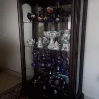 بوفه چوب گردو هالوژن دار|بوفه، ویترین، کنسول|تهران, آرارات|دیوار