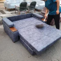 مبل تختشو دو نفره|مبلمان خانگی و میز عسلی|رشت, دباغیان|دیوار