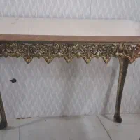 عسلی برنز قدیمی رویه ام دی اف|مبلمان خانگی و میز عسلی|تهران, فلاح|دیوار
