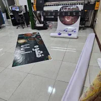 چاپ بنر تراکت کارت لیزرحک مش تیشرت پرچم ساکdtf