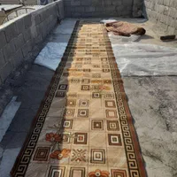 گلیم درحده نو  گل دار سالم فردوسیه شهریار ۸متر