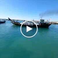 لنج بوم داخل بندرکنگ بفروش میرسد