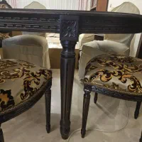 سرویس مبل و میز ناهار خوری استیل سلطنتی|مبلمان خانگی و میز عسلی|تهران, ونک|دیوار