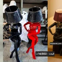 مجسمه فایبرگلاس آباژور جدید مانکن کنار سالنی