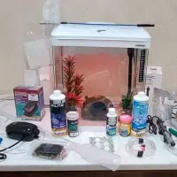 فروش آکواریوم با وسایل جانبی کامل فوری فوری