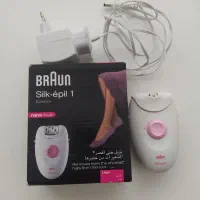 دستگاه مو کن اپلاتور خشک براون مدل 1 silk.eilسفید