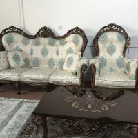 مبلمان نه نفره همراه با ناهار خوری شش نفره|مبلمان خانگی و میز عسلی|مبارکه, |دیوار