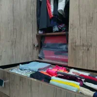 سرویس  شامل کمد، دراور، قفسه کتاب، تخت، تشک|تخت و سرویس خواب|تهران, تسلیحات|دیوار