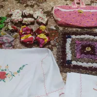 لباس و بافتنی و گل دوزی|پرده، رانر، رومیزی|مشهد, کوی دروی|دیوار