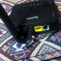 مودم زایکسل کاملا سالم به همراه آداپتور|مودم و تجهیزات شبکه|فومن, |دیوار