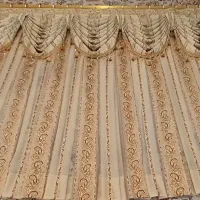 پرده  سالن کوتاه دست دوم