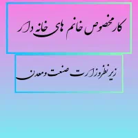 کارمخصوص خانم های خانه دار