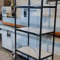 استند کتابخانه فلزی ایستاده مدل ساده