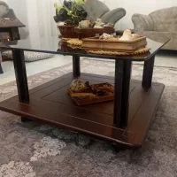 میز جلو مبلی به ۲ عسلی|مبلمان خانگی و میز عسلی|قائم‌شهر, |دیوار