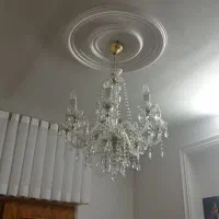 لوستر 8 شاخه کریستالی شیک