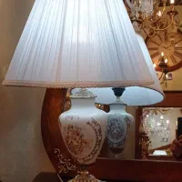 آباژور چینی و برنز|چراغ خواب و آباژور|تهران, منیریه|دیوار