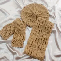 شال رینگی و کلاه و دستکش ست عمده و تک