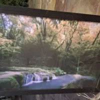 تابلو منظره چراغدار