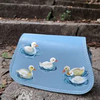 نقاشی روی کیف چرم|کیف، کفش، کمربند|گرگان, |دیوار