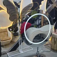 آینه قدی و میزناخن و صندلی چوبی ترولی تخت زیبایی