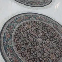 فرش گرد ۱۲۰۰شانه ۱ونیم در۱ونیم دوعدد یک شکل