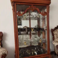 ویترین یا پارتیشن با چوب راش