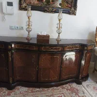 کنسول چوبی انتیک|بوفه، ویترین، کنسول|کرمانشاه, |دیوار