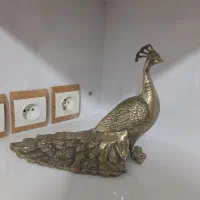 ۲عدد طاووس برنزی