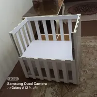 تخت نوزاد ۶۰×۱۲۰ ام دی اف|تخت و سرویس خواب|بابل, |دیوار