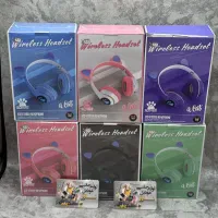 هدفون بلوتوثی گربه ای خرگوشی MZ023 با نور RGB