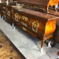 آینه کنسول گلدانی وسط کشودار