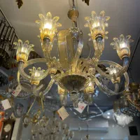 لوستر پذیرایی  مورانو وارداتی ۱۲ شاخه