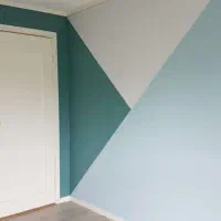 نقاشی ساختمان مدرن (طرح کاغذ دیواری)