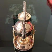 قوری وارمردار برنجی