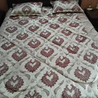 روتختی ابریشم ساتن دونفره