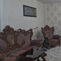 مبل استیل 9 نفره و یه میز و دو عدد عسلی