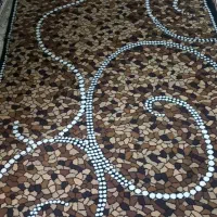 گلیم فرش طرح سنگی