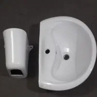 روشویی پایه کوتاه یا دیواری|لوازم سرویس بهداشتی|قم, شهدا|دیوار