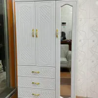 فروش ویژه کمد بزرگ سه درب وکیوم و هایگلاس