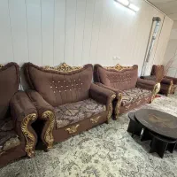 مبلمان راحتی  خونگی  کار کرده محکم