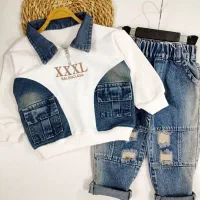 ست جین|کفش و لباس بچه|رشت, کوی فکوری|دیوار