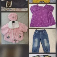 کفش کاپشن نو شلوار لباس دخترانه