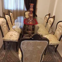 سرویس مبل استیل ۹ نفره و میزناهار خوری ۸نفره|مبلمان خانگی و میز عسلی|بندر گز, |دیوار